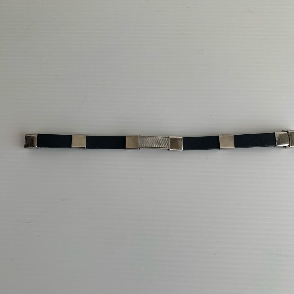 Stainless Steel and Rubber Bracelet - Picture 5 of 7